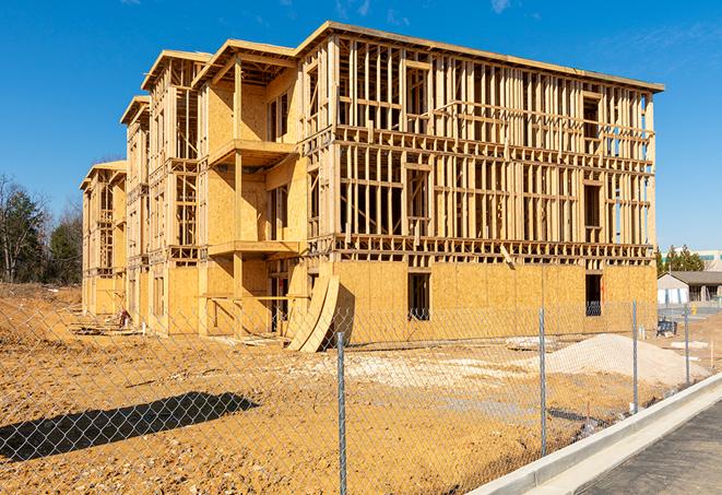 portable temporary chain link fence installations designed to secure construction zones in Cheverly, MD